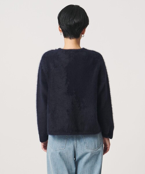 UNITED ARROWS（ユナイテッドアローズ）の「フォックスカシミヤ オーガンジー フリル カーディガン（カーディガン/ボレロ・レディース・ダークグレー/ライトブルー/ネイビー・FREE）」の20枚目の写真