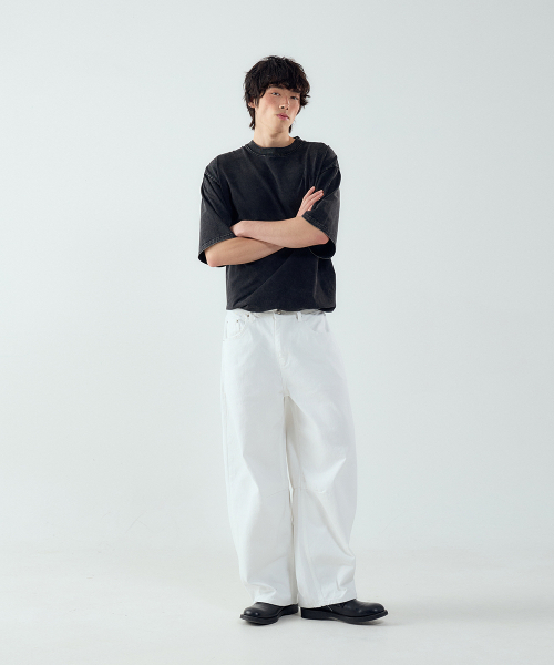 FORTYFOUR（フォーティフォー）の「[M] モーションワイドパンツ（その他パンツ・メンズ・ライトベージュ/ベージュ/ブラック/ブラウン/ホワイト・MEDIUM/SMALL/LARGE）」の9枚目の写真