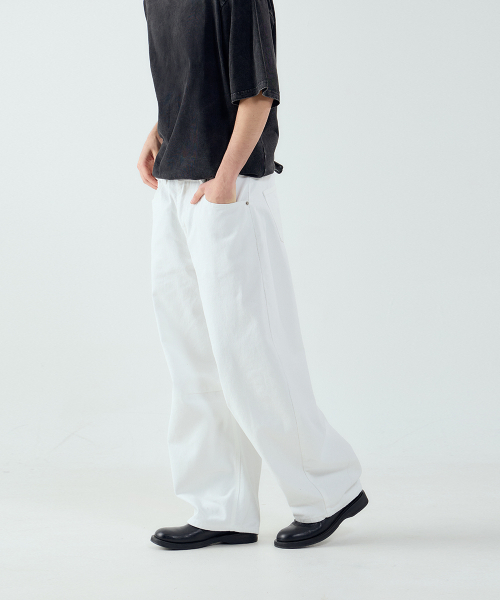 FORTYFOUR（フォーティフォー）の「[M] モーションワイドパンツ（その他パンツ・メンズ・ライトベージュ/ベージュ/ブラック/ブラウン/ホワイト・MEDIUM/SMALL/LARGE）」の6枚目の写真