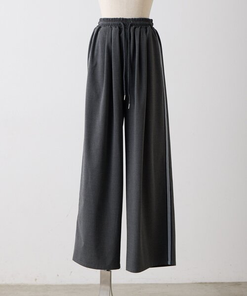 ear PAPILLONNER(イアパピヨネ)の「ジャージラインパンツ【SUM1 STYLE】(その他パンツ・レディース・ダークグレー/キャメル・FREE)」の12枚目の写真