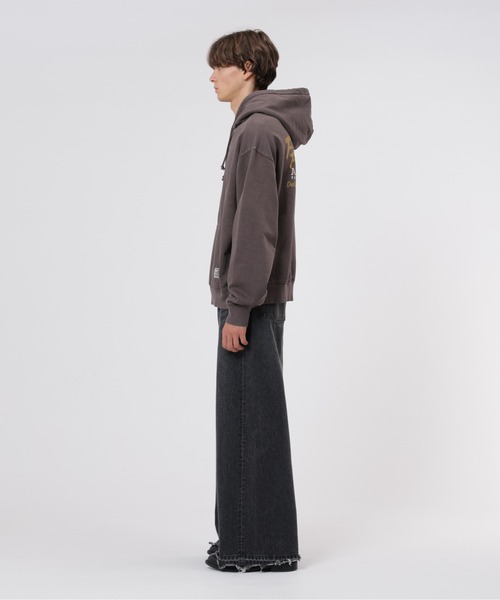 Alpha Industries（アルファインダストリーズ）の「Alpha Industries/アルファ インダストリーズ/ESSENTIAL HOODIE RELAXED FIT SWEATSHIRT 【FREIGHT】/エッセンシャル フーディ リラックスフィット スウェットシャツ（パーカー・メンズ・ブラウン・L/M）」の7枚目の写真