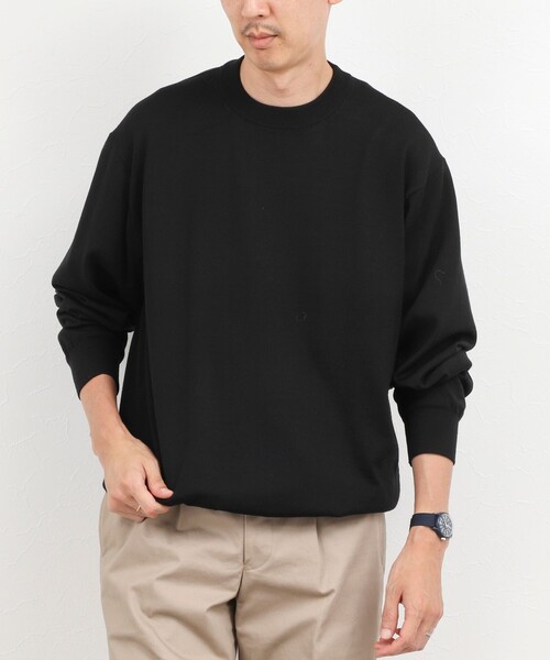 NOLLEY’S(ノーリーズ)の「ハイゲージウォッシャブルニットハイネック 26AW(ニット/セーター・メンズ・ブラック/ライトグレー/オレンジ・S/M/L)」の14枚目の写真