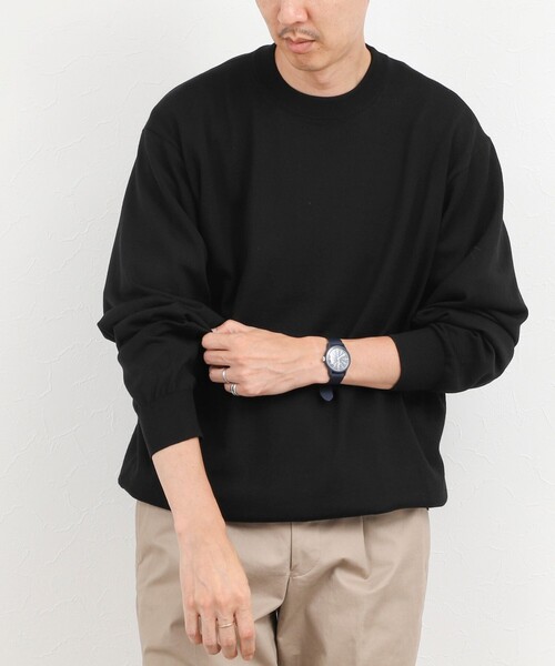 NOLLEY’S(ノーリーズ)の「ハイゲージウォッシャブルニットハイネック 26AW(ニット/セーター・メンズ・ブラック/ライトグレー/オレンジ・S/M/L)」の15枚目の写真