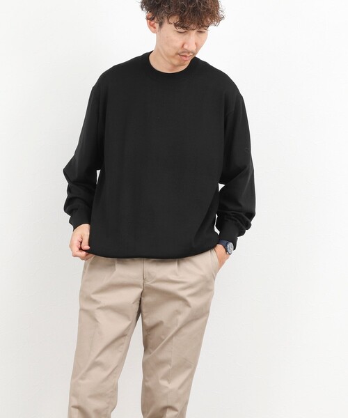 NOLLEY’S(ノーリーズ)の「ハイゲージウォッシャブルニットハイネック 26AW(ニット/セーター・メンズ・ブラック/ライトグレー/オレンジ・S/M/L)」の18枚目の写真