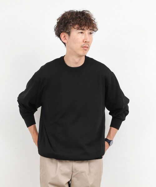 NOLLEY’S(ノーリーズ)の「ハイゲージウォッシャブルニットハイネック 26AW(ニット/セーター・メンズ・ブラック/ライトグレー/オレンジ・S/M/L)」の20枚目の写真