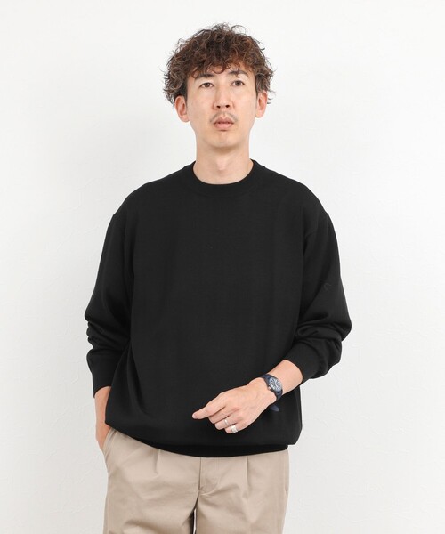NOLLEY’S(ノーリーズ)の「ハイゲージウォッシャブルニットハイネック 26AW(ニット/セーター・メンズ・ブラック/ライトグレー/オレンジ・S/M/L)」の21枚目の写真