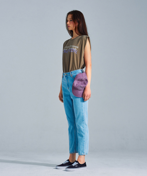 MENASOO(ミナス)の「MNS x American apparel Today Sleeveless (over-fit)_Brown(Tシャツ/カットソー・レディース・ブラウン・MEDIUM/SMALL)」の3枚目の写真