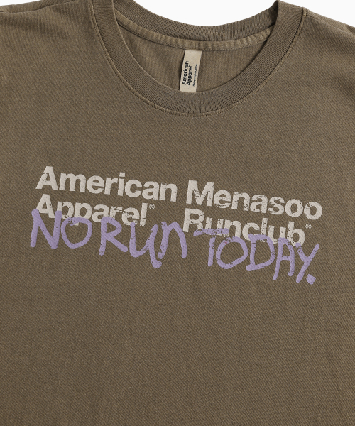 MENASOO(ミナス)の「MNS x American apparel Today Sleeveless (over-fit)_Brown(Tシャツ/カットソー・レディース・ブラウン・MEDIUM/SMALL)」の16枚目の写真