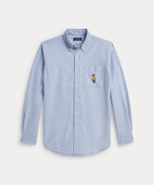 POLO RALPH LAUREN(ポロ ラルフ ローレン)の「クラシック フィット Polo ベア オックスフォード シャツ(シャツ/ブラウス・メンズ・ブルー・S/M/L/XL/XS)」の1枚目の写真