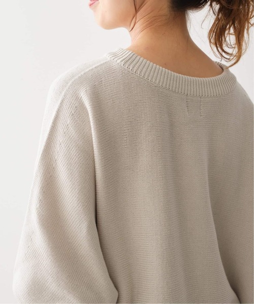 Spick & Span(スピックアンドスパン)の「《WEB限定 / 追加》バルキーヤーンドルマンロングリブニット(ニット/セーター・レディース・ホワイト×ホワイト/ブラック/レッド/ブラウン系その他・FREE)」の15枚目の写真