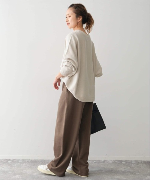 Spick & Span(スピックアンドスパン)の「《WEB限定 / 追加》バルキーヤーンドルマンロングリブニット(ニット/セーター・レディース・ホワイト×ホワイト/ブラック/レッド/ブラウン系その他・FREE)」の17枚目の写真