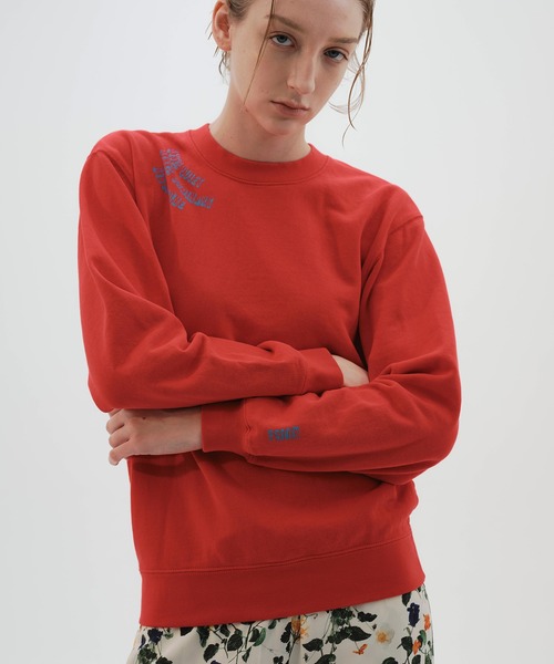 NOISE MAKER（ノイズメーカー）の「NOISE MESSAGE SWEATSHIRT（スウェット・レディース・グレー/ピンク/スミクロ/レッド/ロイヤルブルー・FREE）」の5枚目の写真
