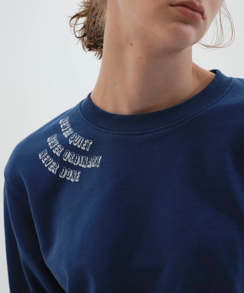 NOISE MAKER（ノイズメーカー）の「NOISE MESSAGE SWEATSHIRT（スウェット・レディース・グレー/ピンク/スミクロ/レッド/ロイヤルブルー・FREE）」の18枚目の写真