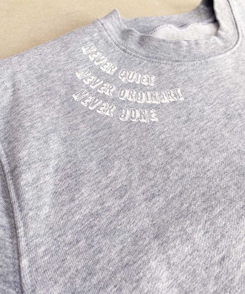NOISE MAKER（ノイズメーカー）の「NOISE MESSAGE SWEATSHIRT（スウェット・レディース・グレー/ピンク/スミクロ/レッド/ロイヤルブルー・FREE）」の11枚目の写真