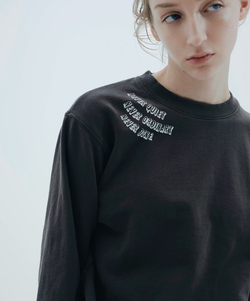 NOISE MAKER（ノイズメーカー）の「NOISE MESSAGE SWEATSHIRT（スウェット・レディース・グレー/ピンク/スミクロ/レッド/ロイヤルブルー・FREE）」の9枚目の写真