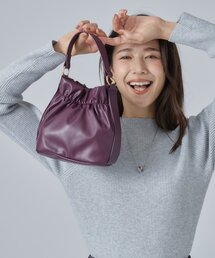SHOO・LA・RUE | 口元ギャザーミニショルダーバッグ(ショルダーバッグ)