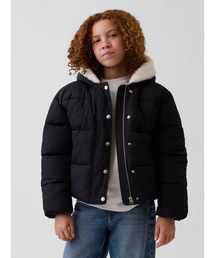 GAP（ギャップ）の「フード付き あったかパファージャケット (キッズ)（その他アウター）」