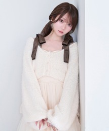 Rose Muse（ロゼミューズ）の「Fluffy short cardigan（カーディガン/ボレロ）」