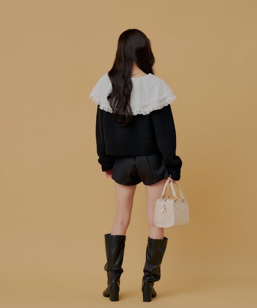 Chico(チコ)の「ローウエストコンパクトショートパンツ(その他パンツ・レディース・ベージュ/ブラック/グレー・SMALL/MEDIUM)」の6枚目の写真