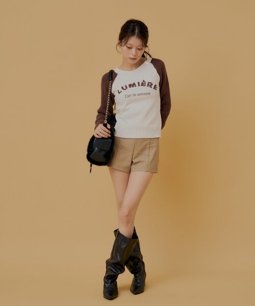 Chico(チコ)の「ローウエストコンパクトショートパンツ(その他パンツ・レディース・ベージュ/ブラック/グレー・SMALL/MEDIUM)」の14枚目の写真