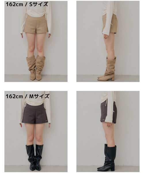 Chico(チコ)の「ローウエストコンパクトショートパンツ(その他パンツ・レディース・ベージュ/ブラック/グレー・SMALL/MEDIUM)」の15枚目の写真