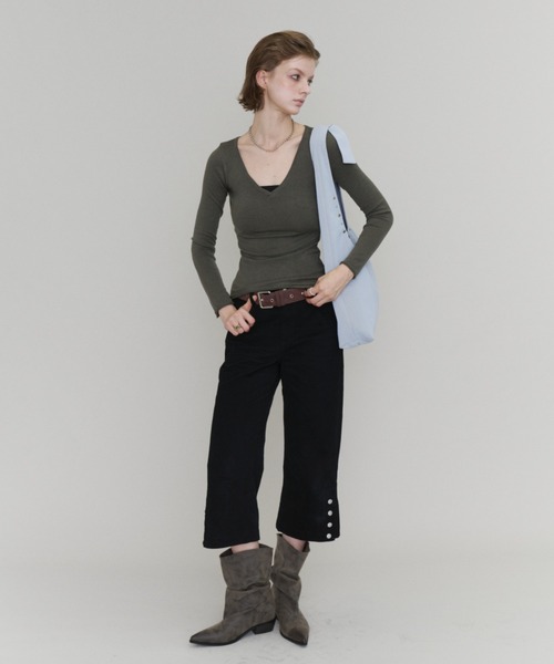 Rohwel(ローウェル)の「Vintage Washed Short Boots / ヴィンテージウォッシュショートブーツ(ブーツ・レディース・ブラック/グレー・LARGE/MEDIUM/SMALL)」の12枚目の写真