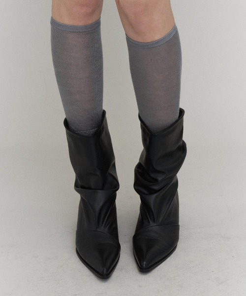 Rohwel(ローウェル)の「Vintage Washed Short Boots / ヴィンテージウォッシュショートブーツ(ブーツ・レディース・ブラック/グレー・LARGE/MEDIUM/SMALL)」の19枚目の写真