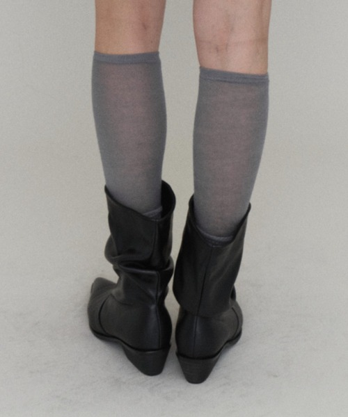 Rohwel(ローウェル)の「Vintage Washed Short Boots / ヴィンテージウォッシュショートブーツ(ブーツ・レディース・ブラック/グレー・LARGE/MEDIUM/SMALL)」の21枚目の写真