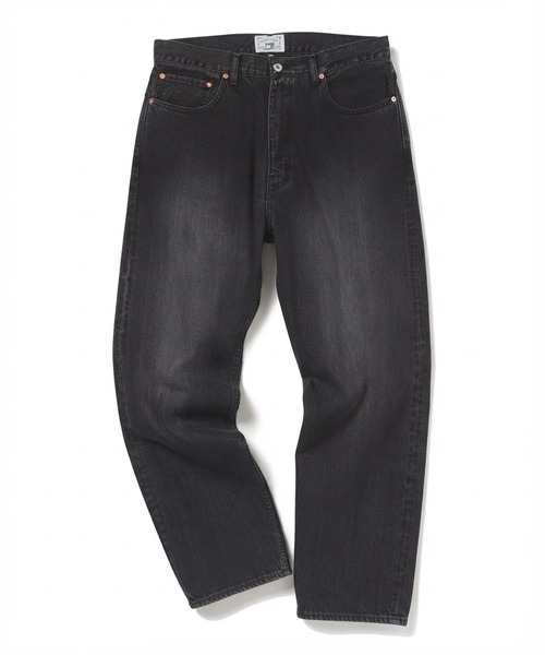 The DUFFER of ST.GEORGE（ザダファーオブセントジョージ）の「[INDIGO LABEL] SELVEDGE 5-POCKET DENIM PANTS：セットアップ対応 セルヴィッジ5ポケット デニムパンツ（その他パンツ・メンズ・ブラック/インディゴブルー・X-LARGE/LARGE/MEDIUM）」の2枚目の写真