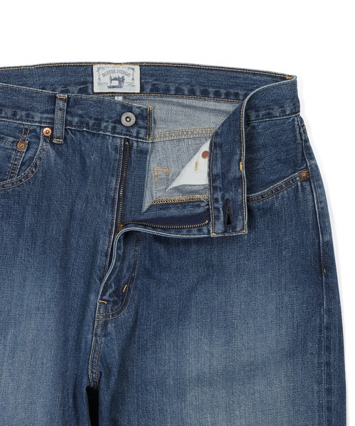 The DUFFER of ST.GEORGE（ザダファーオブセントジョージ）の「[INDIGO LABEL] SELVEDGE 5-POCKET DENIM PANTS：セットアップ対応 セルヴィッジ5ポケット デニムパンツ（その他パンツ・メンズ・ブラック/インディゴブルー・X-LARGE/LARGE/MEDIUM）」の3枚目の写真