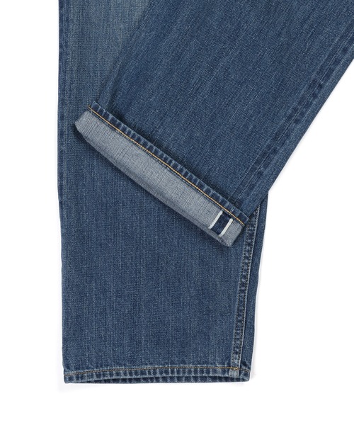 The DUFFER of ST.GEORGE（ザダファーオブセントジョージ）の「[INDIGO LABEL] SELVEDGE 5-POCKET DENIM PANTS：セットアップ対応 セルヴィッジ5ポケット デニムパンツ（その他パンツ・メンズ・ブラック/インディゴブルー・X-LARGE/LARGE/MEDIUM）」の7枚目の写真