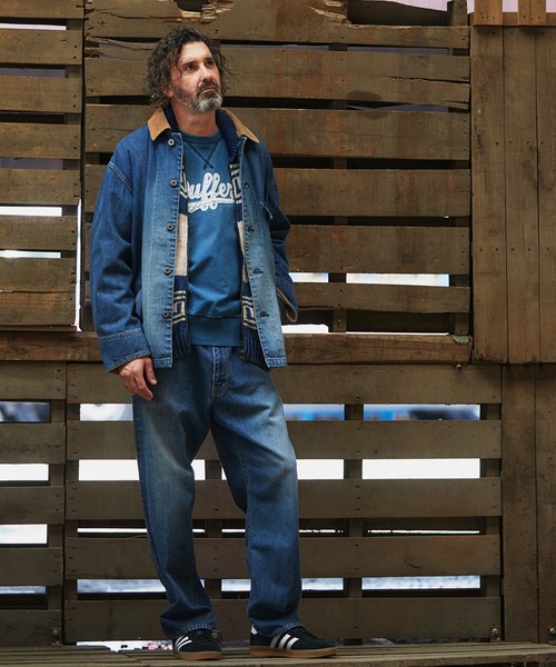 The DUFFER of ST.GEORGE（ザダファーオブセントジョージ）の「[INDIGO LABEL] SELVEDGE 5-POCKET DENIM PANTS：セットアップ対応 セルヴィッジ5ポケット デニムパンツ（その他パンツ・メンズ・ブラック/インディゴブルー・X-LARGE/LARGE/MEDIUM）」の8枚目の写真