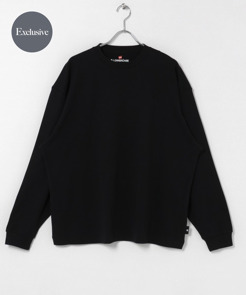 HANES（ヘインズ）の「HANES×LOWERCASE　Crew Neck L/S Tee（Tシャツ/カットソー・メンズ・ブラック/ライトグレー・X-LARGE/LARGE/MEDIUM/XX-LARGE）」の8枚目の写真