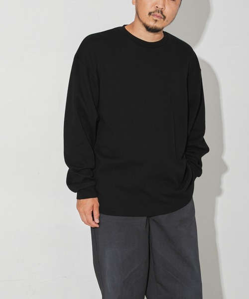 HANES（ヘインズ）の「HANES×LOWERCASE　Crew Neck L/S Tee（Tシャツ/カットソー・メンズ・ブラック/ライトグレー・X-LARGE/LARGE/MEDIUM/XX-LARGE）」の16枚目の写真