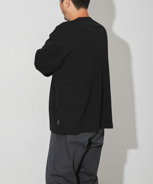 HANES（ヘインズ）の「HANES×LOWERCASE　Crew Neck L/S Tee（Tシャツ/カットソー・メンズ・ブラック/ライトグレー・X-LARGE/LARGE/MEDIUM/XX-LARGE）」の18枚目の写真