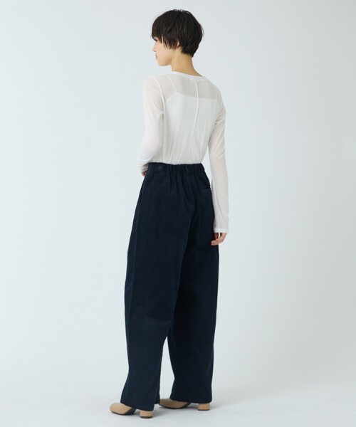 abahouse mavie(アバハウスマヴィ)の「【ベッキーコラボ】コールカーブパンツ(その他パンツ・レディース・ダークネイビー/ダークグリーン/ブラウン・38/36)」の21枚目の写真
