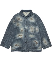 DAIRIKU（ダイリク）の「Cross Embroidery Vintage Denim Jacket