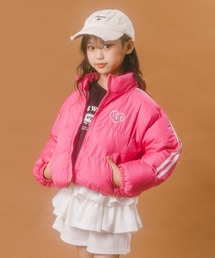 URBAN CHERRY（アーバンチェリー）の「【軽ポカ】ハートロゴサイドラインショート中綿ジャケット（ダウンジャケット/コート）」