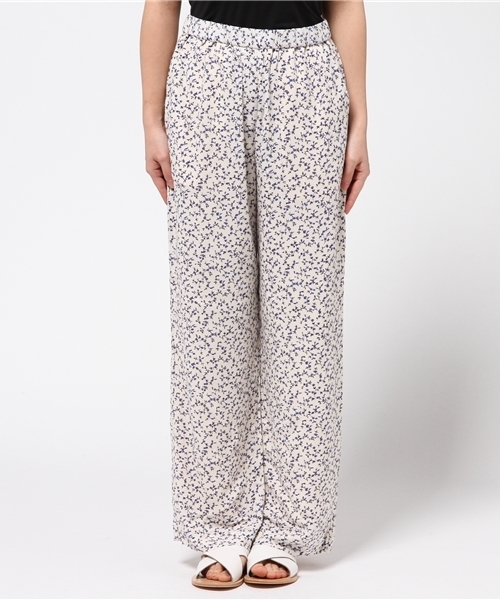 Kastane（カスタネ）の「小花柄イージーストレートPT（その他パンツ・レディース・ブルー/ブラウン・FREE）」の3枚目の写真