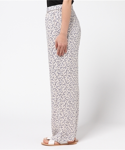 Kastane（カスタネ）の「小花柄イージーストレートPT（その他パンツ・レディース・ブルー/ブラウン・FREE）」の4枚目の写真