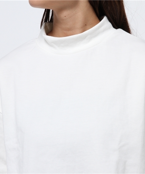 MOUSSY（マウジー）の「LOOSE NECK TOPS（Tシャツ/カットソー・レディース・オフホワイト/トップグレー/ライトブルー・FREE）」の12枚目の写真