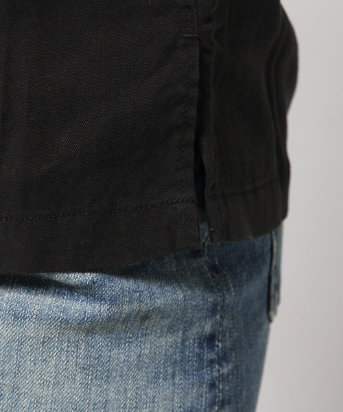 HYSTERIC GLAMOUR（ヒステリックグラマー）の「WITCHCRAFT ROCK刺繍 半袖ボーリングSH（シャツ/ブラウス・レディース・ホワイト/レッド系その他/ブラック・MEDIUM/SMALL）」の10枚目の写真