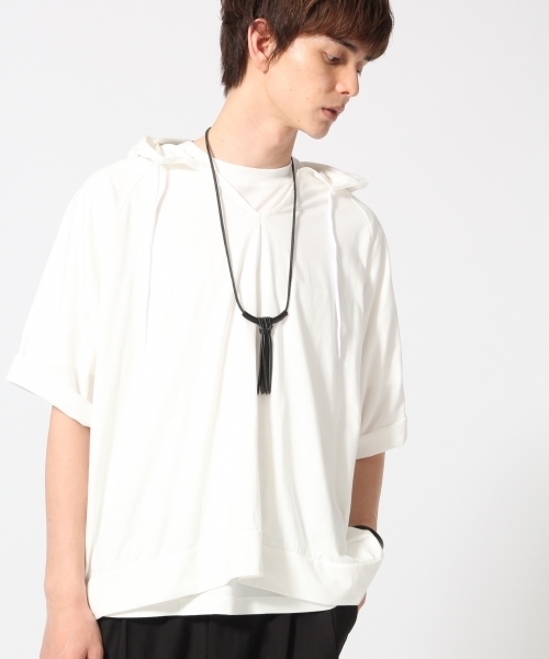 HARE（ハレ）の「カットフードスキッパー(HARE)（Tシャツ/カットソー・メンズ・グリーン/ネイビー/オフホワイト・SMALL/MEDIUM）」の10枚目の写真