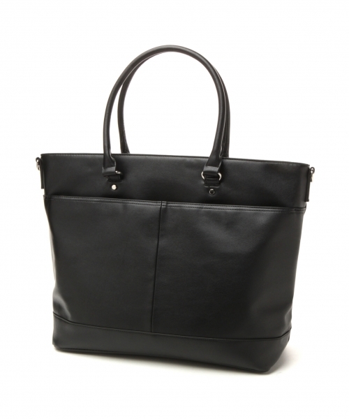 RAGEBLUE（レイジブルー）の「＜2WAY仕様＞フェイクレザートートバッグ/731555（トートバッグ・メンズ・キャメル/ダークブラウン/ブラック・FREE）」の5枚目の写真