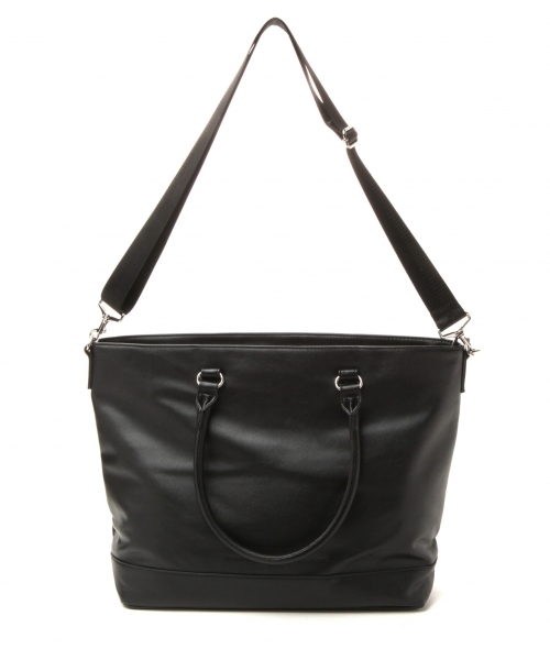 RAGEBLUE（レイジブルー）の「＜2WAY仕様＞フェイクレザートートバッグ/731555（トートバッグ・メンズ・キャメル/ダークブラウン/ブラック・FREE）」の10枚目の写真