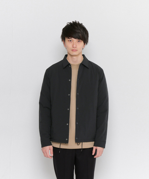 SENSE OF PLACE by URBAN RESEARCH（センスオブプレイスバイアーバンリサーチ）の「4WAYストレッチパテッドコーチジャケット（ブルゾン・メンズ・ブラック/その他/ダークブラウン・MEDIUM/LARGE）」の2枚目の写真