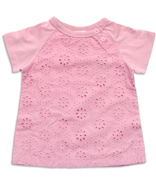 BREEZE（ブリーズ）の「レースTシャツ（Tシャツ/カットソー・キッズ・キナリ/ラベンダー/エメラルド・90/140/120/95/80/110/130/100）」の11枚目の写真