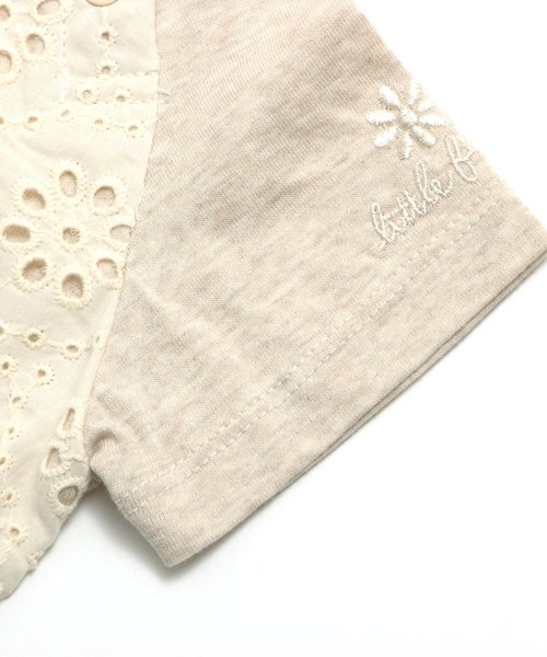 BREEZE（ブリーズ）の「レースTシャツ（Tシャツ/カットソー・キッズ・キナリ/ラベンダー/エメラルド・90/140/120/95/80/110/130/100）」の16枚目の写真