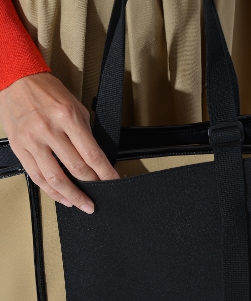 SOLPRESA（ソルプレーサ）の「ボンディングトートバッグ（トートバッグ・レディース・ベージュ/グレー/ピンク/ブラック・ONE SIZE）」の20枚目の写真