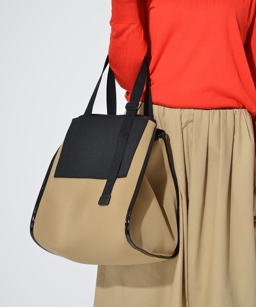 SOLPRESA（ソルプレーサ）の「ボンディングトートバッグ（トートバッグ・レディース・ベージュ/グレー/ピンク/ブラック・ONE SIZE）」の21枚目の写真